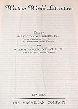 Hardcover Western World Literature Book