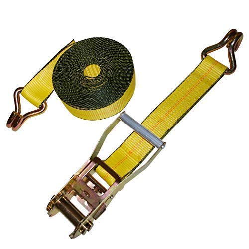 2” x 30’ Ratchet Strap with Wire Hooks —8 Pack
