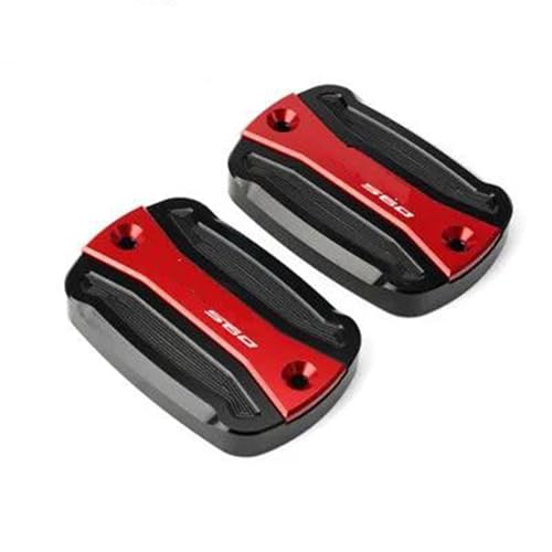 Tapa de depósito de frenos para TMAX 560: protege y personaliza tu moto en negro y rojo
