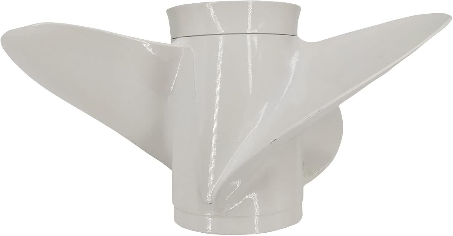 13x19-K 6E5-45941-00-EL Boat Motor Aluminum Outboard Propeller - for Yamaha Outboard Engines 50HP 60HP 70HP 75HP 80HP 85HP 90P 100HP 115HP 130HP 140HP - 15 Tooth-RH