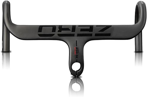 Miniatura 8 de Manillar de carbono para bicicleta de carretera, manillar integrado para manillar de bicicleta de carretera, manillar de gota de carbono, reduce la