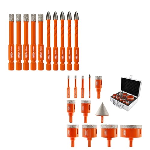 Set de Brocas de Diamante BGTEC 10 piezas 6 mm y más miniatura 1
