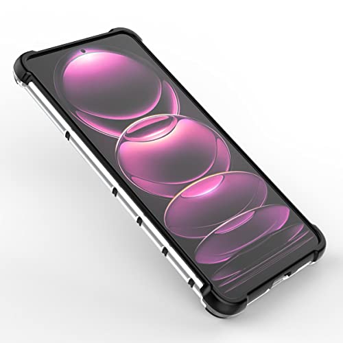 Image of Glasgow Back Case Cover Designed for [ Poco X5 Pro 5G ] (Stylish Look | Shock Proof) - Black