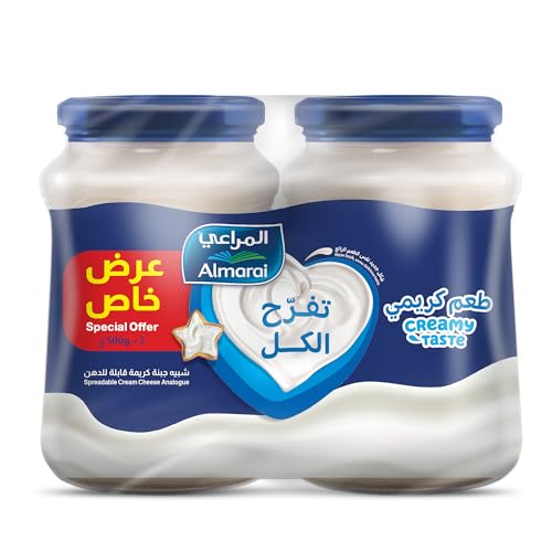 Almarai Blue Processed Cream Cheese Jar 2 X 500 G