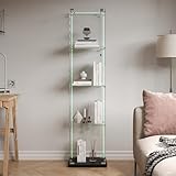 Montage et entretien faciles : grâce aux instructions de montage claires et à la conception modulaire facile à assembler, la vitrine en verre avec LED peut être facilement assemblée sans outils professionnels. En outre, la surface en verre est facile à nettoyer, un simple essuyage suffit pour donner à l'armoire de salon un nouvel éclat moderne.