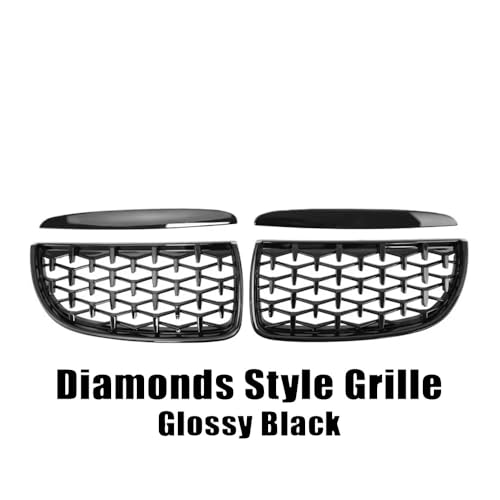 Grilles calandre avant BMW Série 3 E90 E91 auto calandre course noir mat
