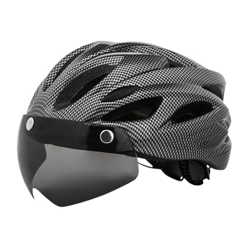 Casco de ciclismo adultos resistente con visera para deportes al aire libre
