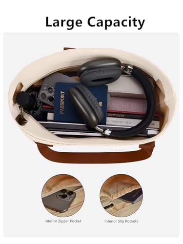 Image of Tote Bag for Women, Lightweight Handbag Bags, Shoulder Hobo Bag for Daily, Travel, School, Teacher