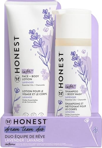 Image of The Honest Company Shampoo Body Wash & Lotion, Lavender Calm, 18.5 fl oz