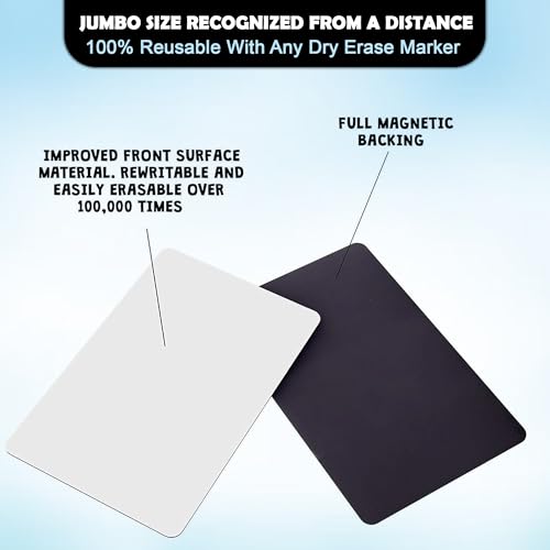 Image of GLUN Flexible Magnetic White Board Planner Sheet (23x30cm, Landscape) +1 Marker Pen Kitchen Fridge /Office Use