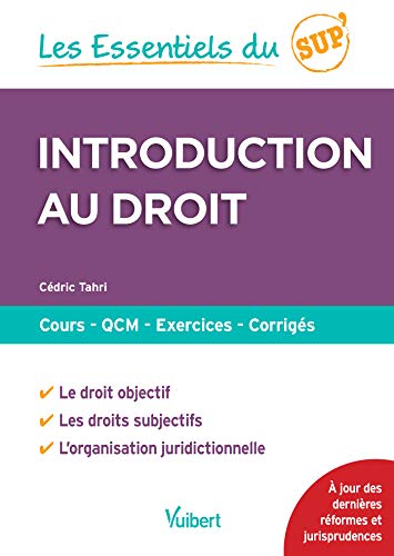 Télécharger Introduction au droit : Cours, QCM, exercices, corrigés Gratuit