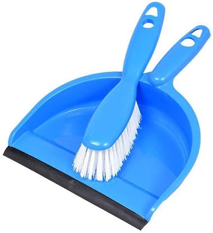 Dustpan and Brush, 2-Pc Sets, for Hardwood Floors, Tiles, Dining Tables, Sofas, Home Kitchen, Restaurants, Hotels, Schools, Hospitals, Offices and Housekeeping (Boys and Girls Favorite)