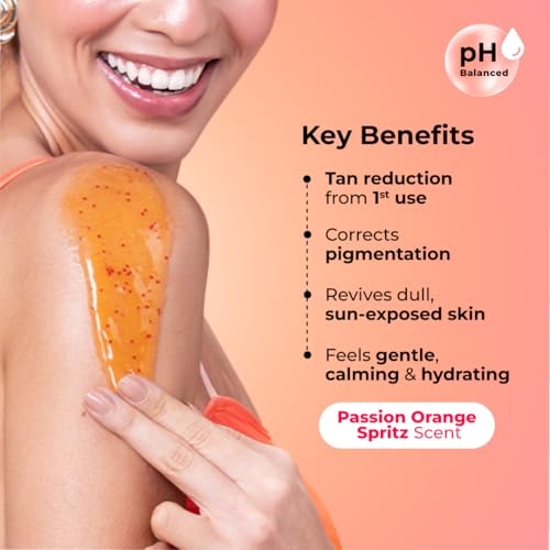 Image of Hula Hoop 8% De-Tan Body Wash by Foxtale | Removes Tan & Reduces Pigmentation | With Niacinamide, Glycolic Acid, & Calendula Extract | For All Skin Types | 250 ml