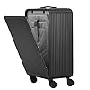 Large Capacity Suitcase Front Loading Suitcase With Wheels Aluminum Magnesium Alloy Trolley Suitcase Suitable For Vacation And Travel