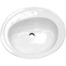 Bootz Industries 021-2445 Azalea Porcelain Enameled Steel 20 x 17 Lavatory Sink in White