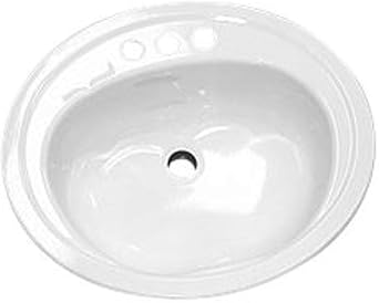 Bootz Industries 021-2445 Azalea Porcelain Enameled Steel 20 x 17 Lavatory Sink in White