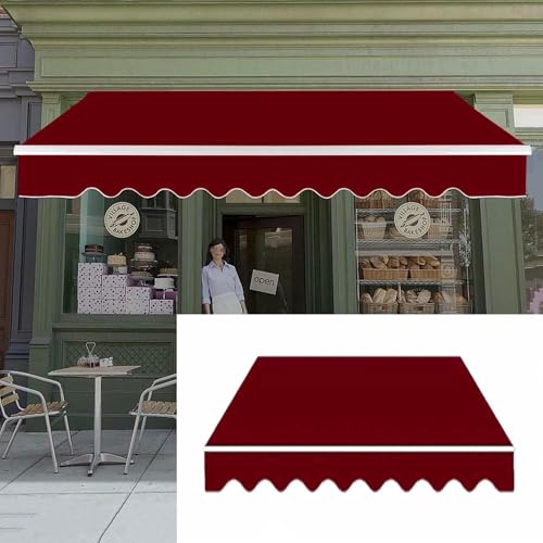 Lona de toldo retráctil de poliéster para balcones y terrazas sombreadas en verano 2