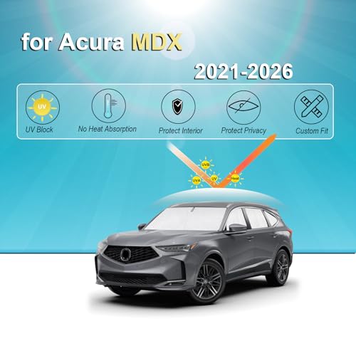 Image of KMF Full Windshield Sun Shade for Acura MDX 2021-2026 Accessories