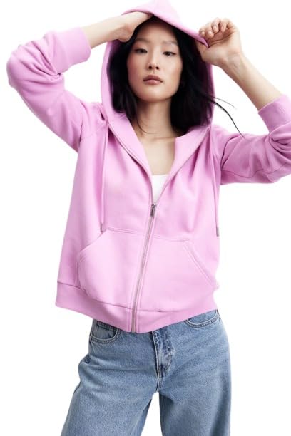 Solid Hoodie Zipper Hoodie | Hooded Neck Long Sleeves Hoodie with Pocket for Women's-image-37