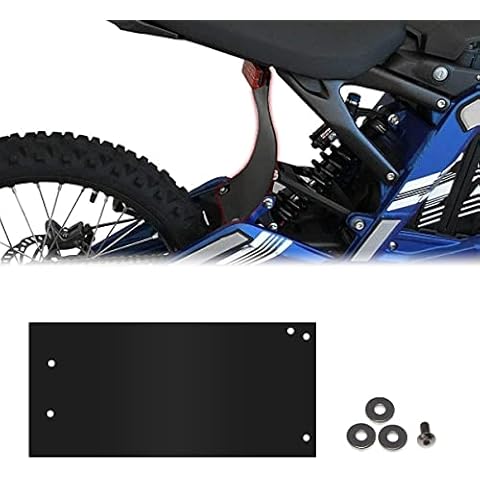 JESTOP Rear Fender, Rear Shock Absorption Mud Guard Mud Flap, Rear Shock-absorbing Dust Cover,Rear Shock Dirt Protector For Sur-Ron Surron Light Bee Segway X260 Dirt Bike, 11.2 × 5.3'', Black… Cover
