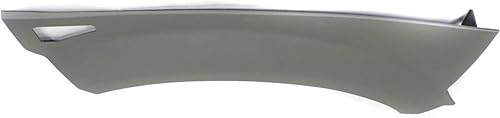 Miniatura 5 de HHYOGLLY Guardabarros delantero izquierdo lado del conductor texturizado gris oscuro plástico sin agujeros de moldeo con guardabarros provisión