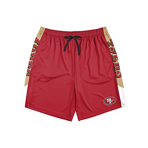 Image of FOCO NFL Mens NFL Team Logo Side Stripe Training Shorts