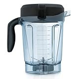 For Vitamix Blender Pitcher 64oz Low-Profile, Replacement for Vitamix 750, 5200, 5000, 6300, 7500, A3500, Vm0102, Vm0103, Vm0197, E310 Classic/Explorian/Commercial Series etc Container Jar Cup