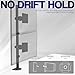 VIVO Dual Vertically Stacked Ultra-Wide Monitor Desk Mount for up to 49 inch Ultrawide Screens, Extra Tall Heavy Duty Adjustable Stand Holds 44 lbs Per Screen, Black, STAND-V202R