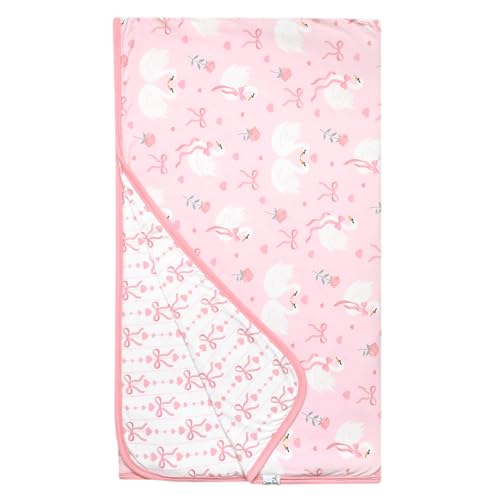 Image of Copper Pearl Jumbo 3-Layer Baby Blanket: Soft Baby Quilts for Boys and Girls | Breathable, Cozy, Toddler Blanket | Baby Quilt for Newborns | 60x72 Premium Material | Adelia