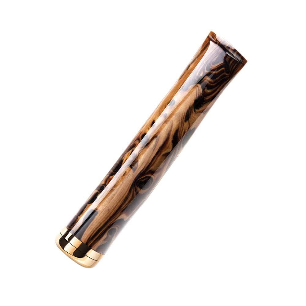 Bocchino in legno massello di corallo nero, Bocchino a circolazione da uomo con filtro, adatto per sigarette di dimensioni regolari
