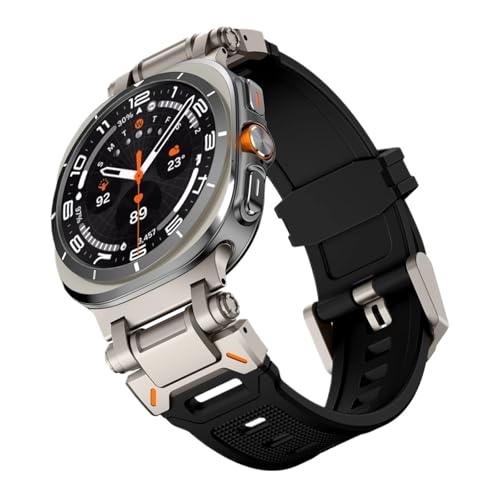 Banda de silicona suave para Galaxy 7 Ultra 47mm y pulsera de goma sin huecos