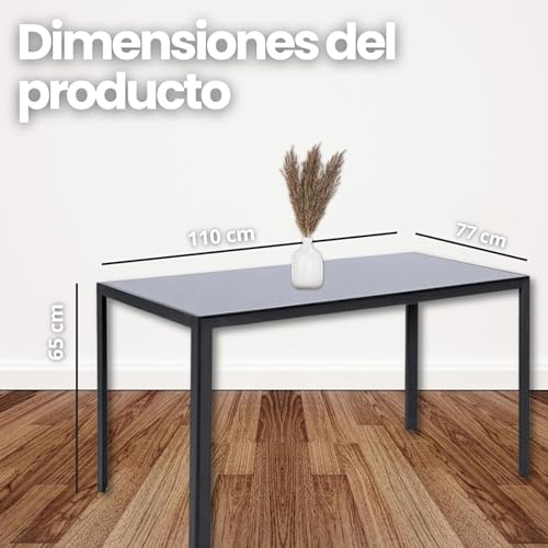 Mejores precios y opiniones de Comedores de vidrio templado para comprar online. 26 Imagen adicional