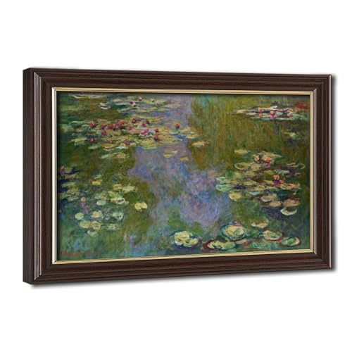 Impression toile nénuphars Monet pour habiller un mur vide de bureau 30x45