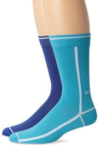 Diesel Men's 2-Pack Ray Solid Crew Sock