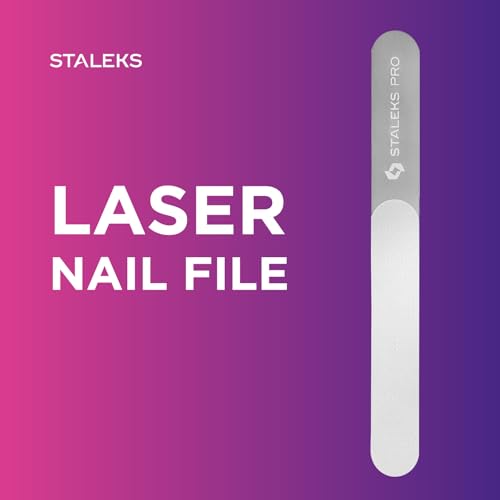 Lima de uñas láser STALEKS PRO de 165 mm para evitar la delaminación 4