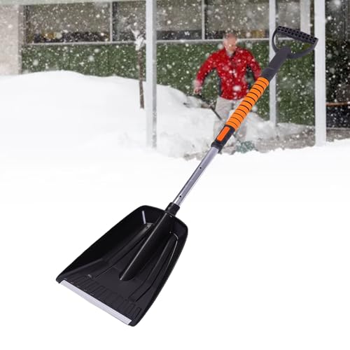 Pala para nieve para automóvil extensible para quitar el hielo de camiones sin esfuerzo 4