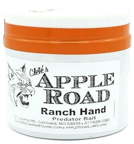 Clete's Apple Road Ranch Hand Bait Trapping Supplies 16 Ounce Jar