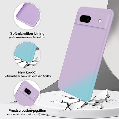 GiiYoon Case Compatible with Google Pixel 7A, Silky-Soft Touch Full-Body Protective Phone Silicone Case - Image 2