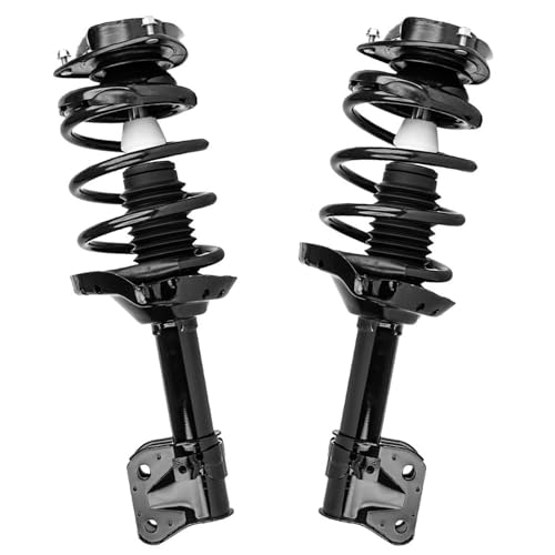 Image of Detroit Axle - 6pc Suspension Kit for 2009-2013 Subaru Forester [Turbocharged], 4 Front Rear Struts with Coil Springs 2 Front Sway Bar End Links 2010 2011 2012 Replacement