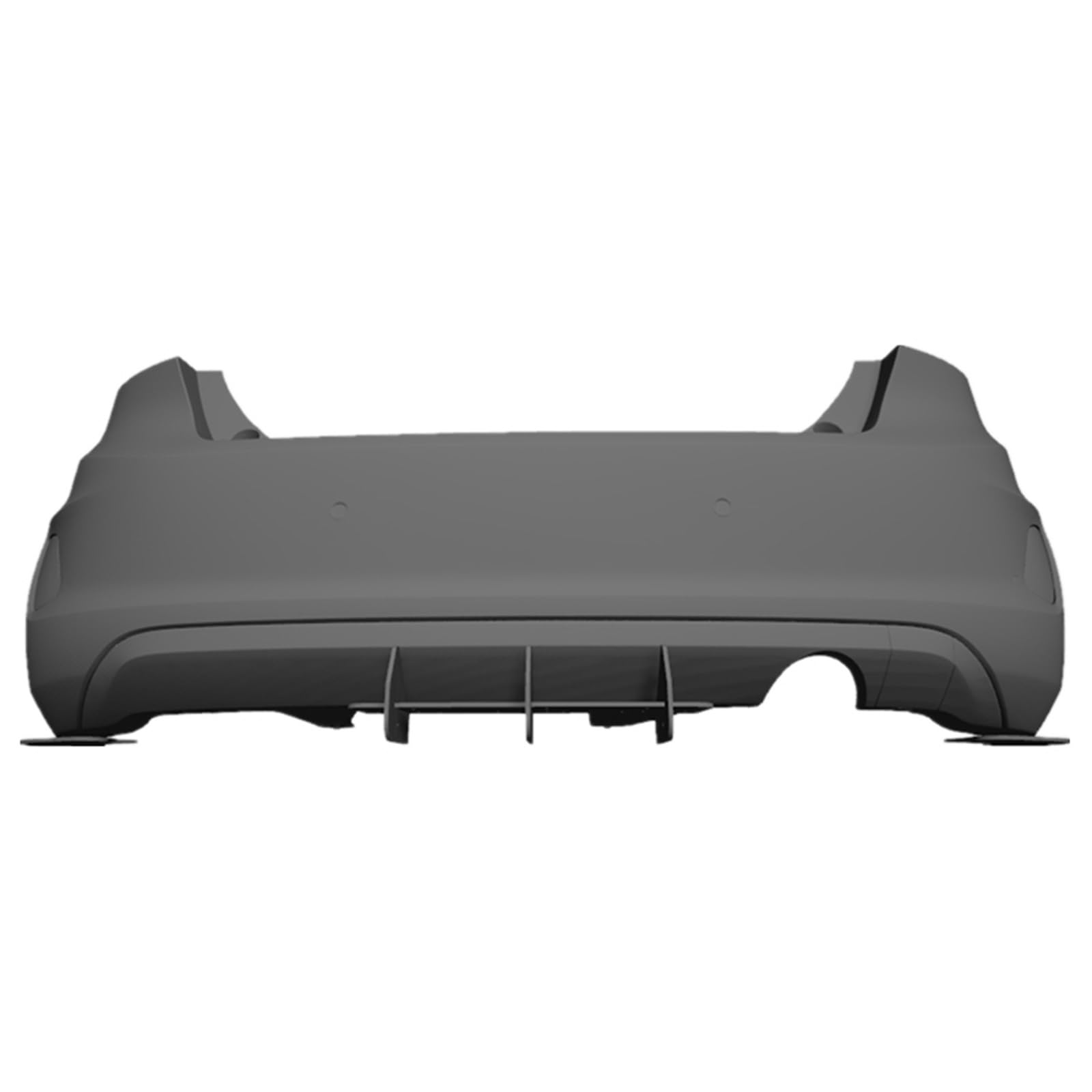 Diffusore Posteriore Labbra del Paraurti Spoiler Splitter Body Kit per Ford per Fiesta 2017 2018 2019 Alette del Diffusore Posteriore