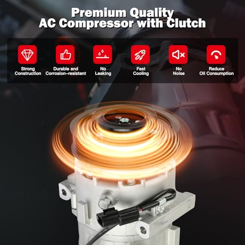 Image of CCIYU AC Compressor w /Clutch for Hyundai for Elantra 2.0L 2014-2016