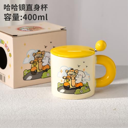 Taza de cachorro de 400 ml con tapa para tus mañanas en el hogar 3