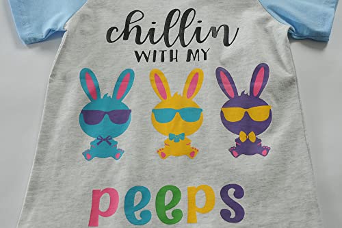 Toddler Easter Shirts For Boys Girls Bunny T Shirt Graphic Tees Kids Easter Day Rabbit Outfit Cotton Size 7 #TOP4