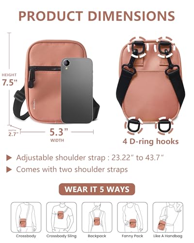 Stylish Convertible Crossbody Sling Bag for Women