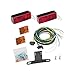 Trailer Light Kit w/25' Harness, Waterproof Low-Profile Wrap-Around Over 80 in.