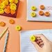 Kaemi 30 Pcs Halloween Pumpkin Erasers for Kids Fall Pencil Erasers Bulk Novelty 3D Fun Erasers Treasure Box Toys for Classroom Prizes Thanksgiving Party Favors