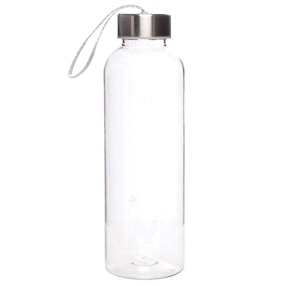 Baker Ross Kit Diseña Tu Propia Botella De Agua – Pack De 2 Botellas De Plástico De 450 Ml Con Tapas Plateadas Y Lazo, Ideal Para Manualidades Y Regalos Personalizados