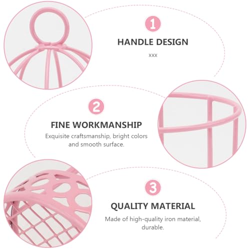 Image of Mini Bird Cage Decoration Set of 3 Desktop Storage Adornment Mini Tabletop Ornament for Candy and Small Item Display 3.46 Inch Decorative Bird Cage for Home Office Desk