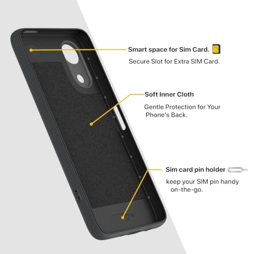 Image of Outlouders Back Cover for Vivo T5e | Full Camera Protection | TPU Soft Flexible Shockproof Bumper Case (Grey)