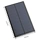 FellDen 5 V Mikro-Solarzellen, 10 Stück, 5 V, 200 mA Solarzellen-Set, polykristalline Solarzellen, 110 mm x 60 mm